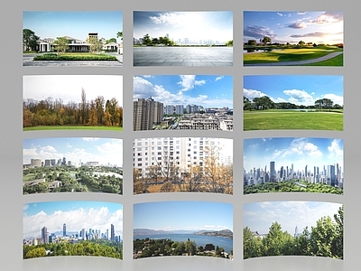 现代其他景观 深林背景 城市背景 户外环绕背景 现代景观公园