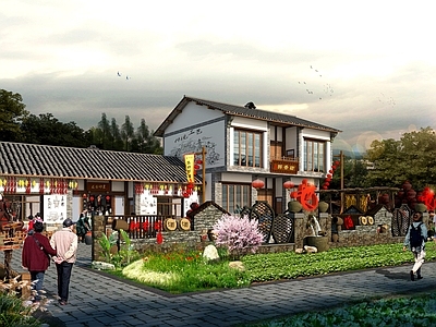 中式驿站 酿酒坊 酒文化小院 酒文化民宿 酒文化展览馆 古法酿酒展示