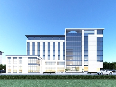 现代其他公共建筑 现代办公大楼
