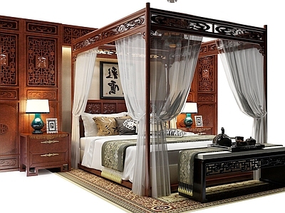 中式床中式