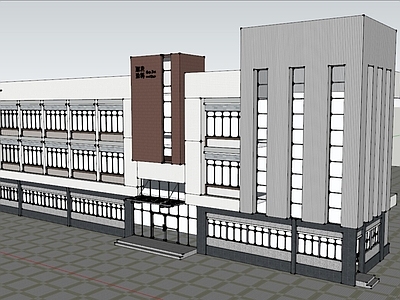 现代其他工业建筑 工业厂房建筑 多层厂房建筑