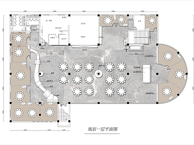 现代中餐厅 特色中餐厅 私房菜馆 施工图