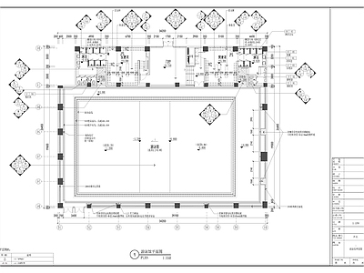 现代其他公共空间 游泳 施工图