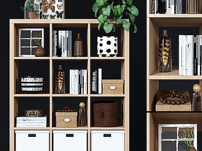 中古复古书柜 ikea 书架 展示架