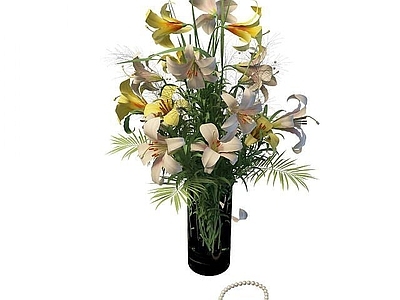 现代摆件组合 花瓶