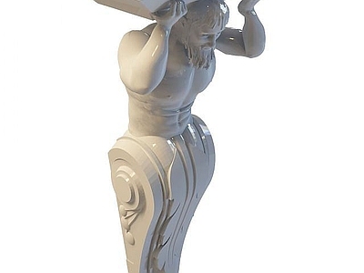 现代其他景观小品 柱子