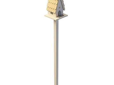 现代其他景观小品 鸟屋
