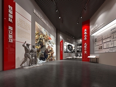 现代科技展厅 红色抗战博物馆