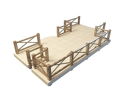 现代其他景观小品 桥