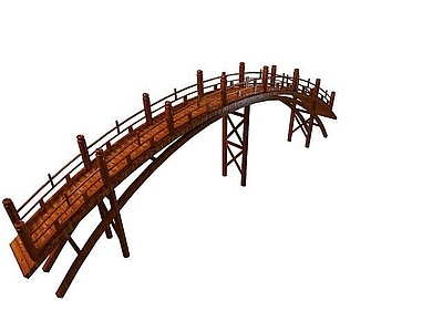 现代其他景观小品 桥