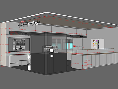 现代工业其他店铺 智能化选择 机器人店 公装