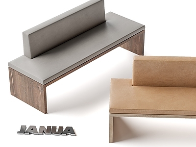 中古沙发凳 Janua Sco2 软垫长凳 皮革长椅 餐桌长椅