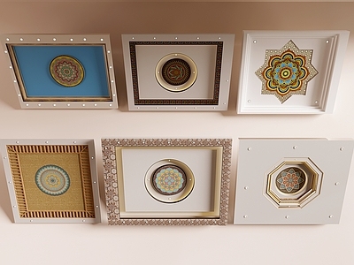 现代吊顶 民族风吊顶