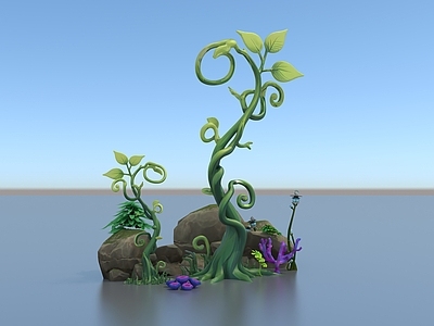 藤蔓 藤蔓 卡通藤蔓 石头 植物 卡通植物 卡通石头手绘石头 卡通素材卡通元素