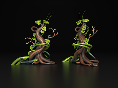 藤蔓 藤蔓 卡通藤蔓 石头 植物 卡通植物 Q版 卡通石头手绘石头 卡通素材卡通元素