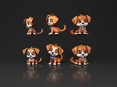 狗 卡通小狗 卡通动物 宠物 dog 可爱狗 狗