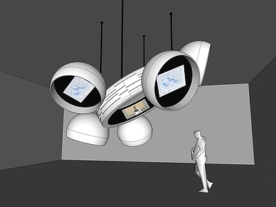 现代科技展厅 互动展项 科技展厅 艺术装置 直径叙事