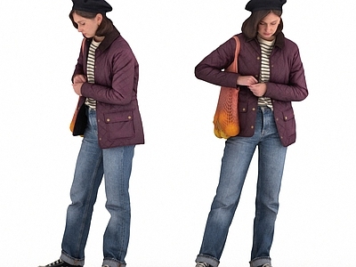 女人 人物 路人 行人 逛街 美女