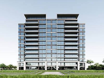 现代高层住宅 公建化住宅 轻奢住宅