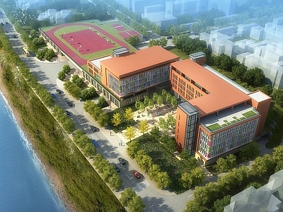 现代教学楼