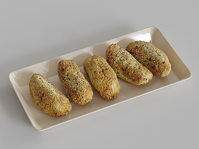 现代甜品面包店 面包组合 面包蛋糕三明治 面包陈列展示 面包店