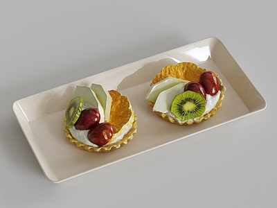 现代甜品面包店 蛋糕三明治甜品 面包下午茶 食物甜点