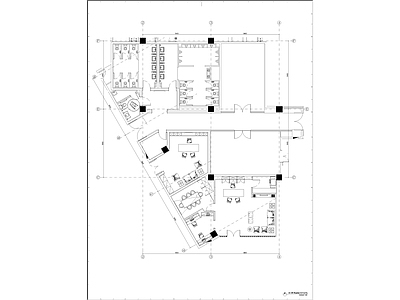 现代公共卫生间 酒店卫生间 施工图