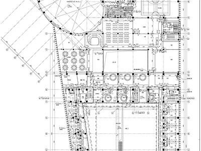 现代酒店建筑 培训中心 施工图