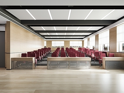 现代教室 阶梯教室 阶梯汇报厅