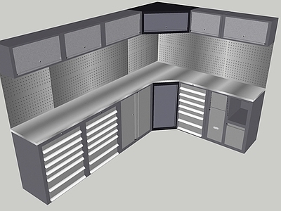 现代汽车4S店 工作站 工具柜