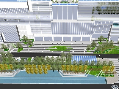 现代办公景观 商业办公景观 屋顶花园景观 商业小游园景观 商业街景观