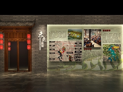 现代新中式博物馆 历史文化博物馆 非遗文化展览馆 民俗文化展厅展墙 城市文化旅游展厅 地方志档案馆展墙
