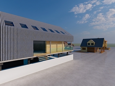 中式复古木屋 特色小木屋 防腐木结构 茶室咖啡厅 户外木屋 木材木质房屋