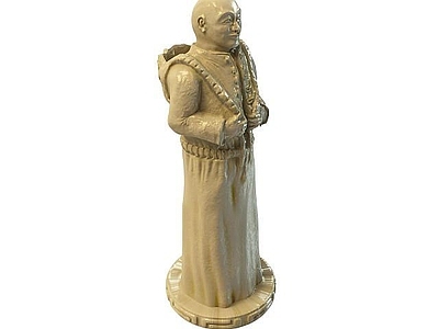 现代其他景观小品 雕塑人