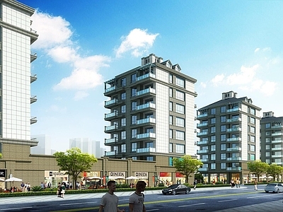 现代商住楼