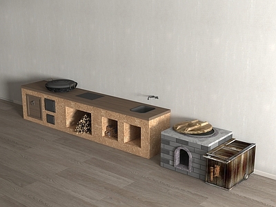 灶台 厨具 农村土灶台 柴火灶台 泥炉 乡村炉灶 火灶