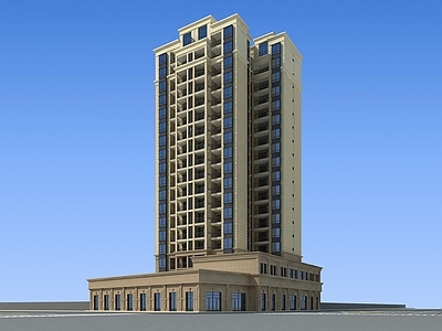 现代沿街住宅
