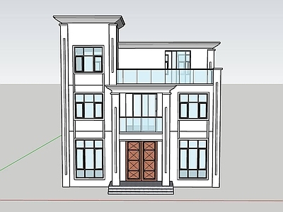 现代其他建筑外观 自建房
