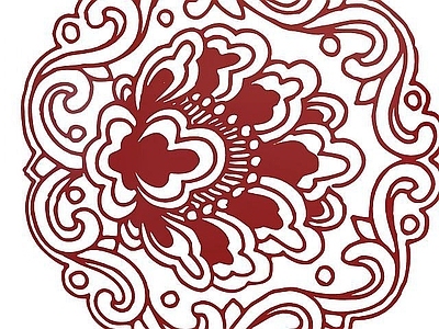 现代花纹