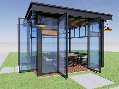 现代亭子 阳光房 景观亭 休闲亭