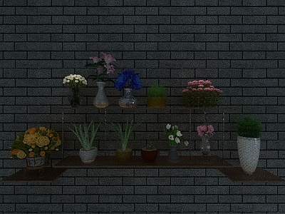 现代花瓶组合