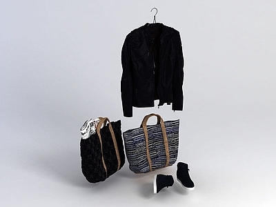 现代衣服女士背包