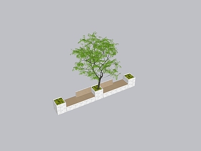 现代景观座椅 树池景观座椅