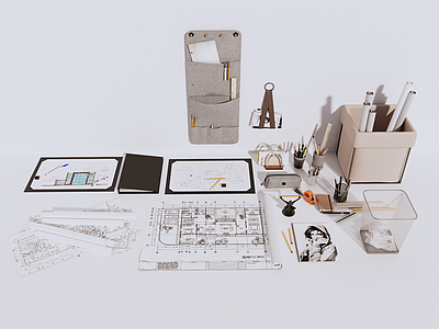 文具 办公用品 文具 装饰摆件 笔记本 画板