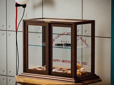 中古美式其他柜子 首饰柜 手办柜 展柜面包柜 美式收藏柜