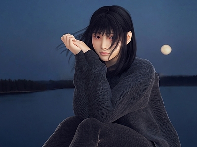 女人 女人 美女 夜景女人 夜拍 可爱女人