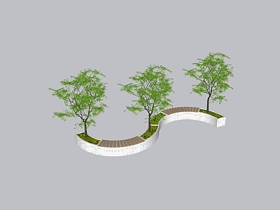 现代景观座椅 树池景观座椅