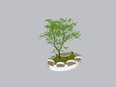 现代景观座椅 树池景观座椅