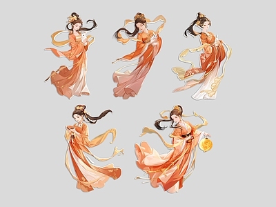 多人 仙女 仙子 嫦娥 舞女 古风美女
