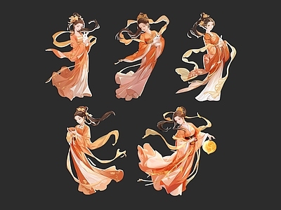 多人 仙女 仙子 嫦娥 舞女 古风美女